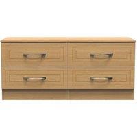 Ready Assembled 2 U Stafford 4 Drawer Bed Box (Ready Assembled) in Natural