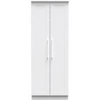 Ready Assembled 2 U Ripon 2 Door Wardrobe (Ready Assembled) in White