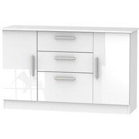 Ready Assembled 2 U Trent 2 Door 3 Drawer Sideboard (Ready Assembled) in White