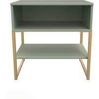 Ready Assembled 2 U Madrid Open Lamp Table (Ready Assembled) in Pale Green