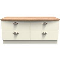 Ready Assembled 2 U Albert 4 Drawer Bed Box (Ready Assembled) in Cream