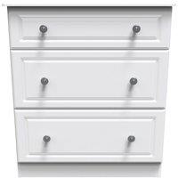 Ready Assembled 2 U Kendal 3 Drawer Deep Chest (Ready Assembled) in Off-White