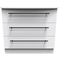 Ready Assembled 2 U Howard 3 Drawer Chest (Ready Assembled) in White