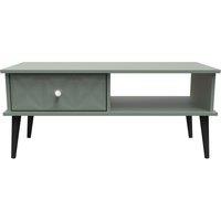 Ready Assembled 2 U Toledo 1 Drawer Coffee Table (Ready Assembled) in Pale Green