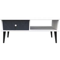 Ready Assembled 2 U Toledo 1 Drawer Coffee Table (Ready Assembled) in Dark Blue
