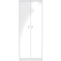 Ready Assembled 2 U Taunton 2 Door Wardrobe (Ready Assembled) in White