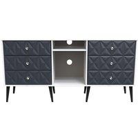 Ready Assembled 2 U Toledo 6 Drawer Sideboard (Ready Assembled) in Dark Blue