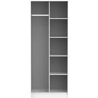 Ready Assembled 2 U Fuji Open Wardrobe (Ready Assembled) in Mid Grey