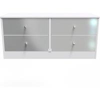 Ready Assembled 2 U Taunton 4 Drawer Bed Box (Ready Assembled) in Mid Grey
