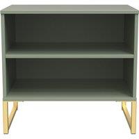 Ready Assembled 2 U Madrid Double Open Unit (Ready Assembled) in Pale Green