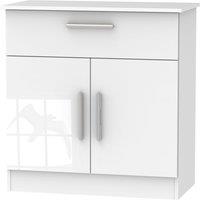 Ready Assembled 2 U Trent 1 Drawer 2 Door Sideboard (Ready Assembled) in White