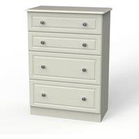 Ready Assembled 2 U Kendal 4 Drawer Deep Chest (Ready Assembled) in Taupe
