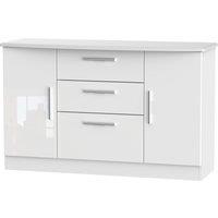 Ready Assembled 2 U Harrow 2 Door 3 Drawer Sideboard (Ready Assembled) in White