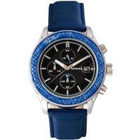 Maverick Chronograph Leather-Band Watch with Date