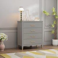 Cabinet Bits Palazzi 4 Drawer Chest of Drawers in Grey