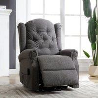 Artemis Home Crawley Electric Riser Recliner with Massage & Heat in Dark Grey