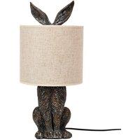 Hestia Hiding Rabbit Table Lamp in Beige