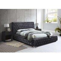 Birlea Grande Bed in Black | Size: Super King