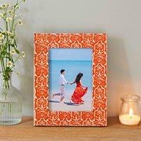 Paper High Vidya Red Patterned Photo Frame | Size: Medium