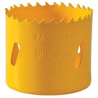 Faithfull Varipitch Holesaw 56Mm in Yellow
