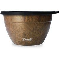 S'well Teakwood Salad Bowl Kit, 1.9L in Brown