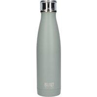BUILT New York Perfect Seal 500ml Storm Grey Double Walled Stainless Steel Hydration Bottle
