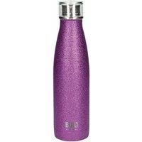 BUILT New York Double Walled Stainless Steel Water Bottle in Purple