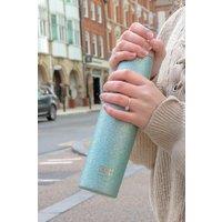 BUILT New York Perfect Seal Apex Bottle, Aqua Glitter, 540ml in Light Blue