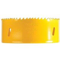 Faithfull Varipitch Holesaw 105Mm in Yellow
