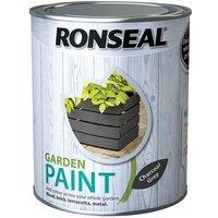 Ronseal Garden Paint Charcoal Grey 750ml [38263]