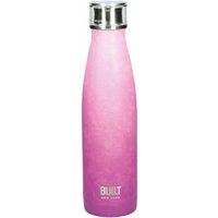 BUILT New York Perfect Seal 500ml Pink/Purple Double Walled Stainless Steel Hydration Bottle