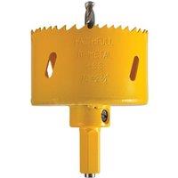 Faithfull Soffit Cutter Holesaw 70Mm One Piece in Yellow