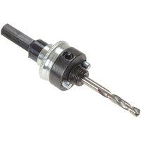 Faithfull Holesaw Arbor 32-210Mm Quick Release in Grey