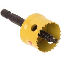 Starrett Csc25 Smooth Cutting Holesaw 25Mm in Yellow