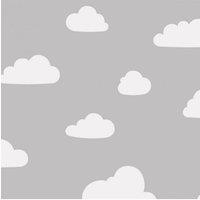 World of Wallpaper Clouds Wallpaper in Grey