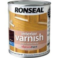 Ronseal Interior Varnish Quick Dry Satin Walnut 750Ml