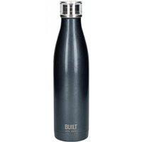 BUILT New York Charcoal Double Walled Stainless Steel Hydration Bottle 740ml