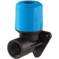 John Guest 'Speedfit Blue Wallplate Elbow' 25mm X 3/4" UGPWB2516
