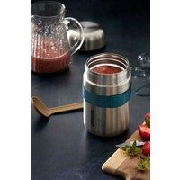 Black + Blum Food Flask 400ml - Ocean in Silver