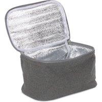 Red Hamper Polyester Grey Tweed Chiller Bag