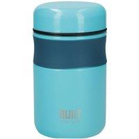 BUILT New York Food Flask 490ml, Retro, 9x15.5cm in Light Blue | Size: 9x15.5 cm