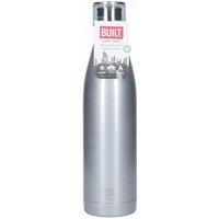 BUILT New York Double Walled Stainless Steel Hydration Bottle Silver