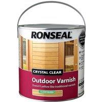 Ronseal Crystal Clear Outdoor Varnish Matt 750Ml