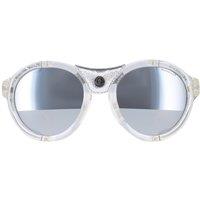 Moncler Men's Round Crystal Silver Grey Silver Mirror ML0046