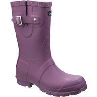 Cotswold Women's Windsor Short Wellington in Purple | Size: 7