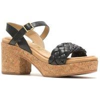 Hush Puppies Women's Poppy Quarter Strap Sandal in Black | Size: 7