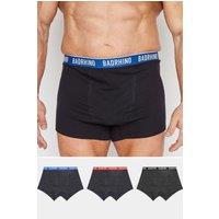 BadRhino Men's 3 Pack Boxers in Black | Size: Large
