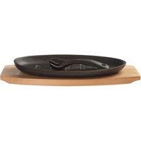 Orsina Large Sizzler Dish, Great Centrepiece in Black