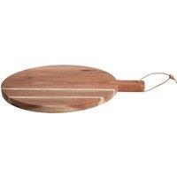 Orsina Socorro Medium Round Acacia Wood Board in Natural