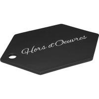 Orsina Stylish Hors Doeuvres Board, Durable Design Cheese Board For Efiicient Cooking, Convenient Stoneware Board in Black